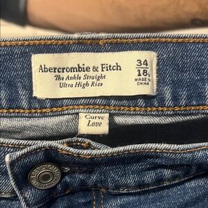Abercrombie & Fitch Classic Blue Straight Jeans